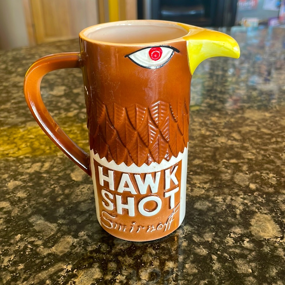 Smirnoff Vodka 1970 Vintage‎ Hawk
Shot Tiki Style Mug